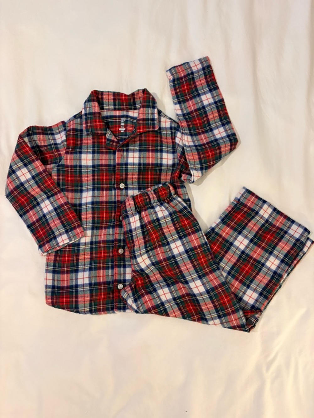 Gap Kids Tartan Flannel Pajama Set in 4T